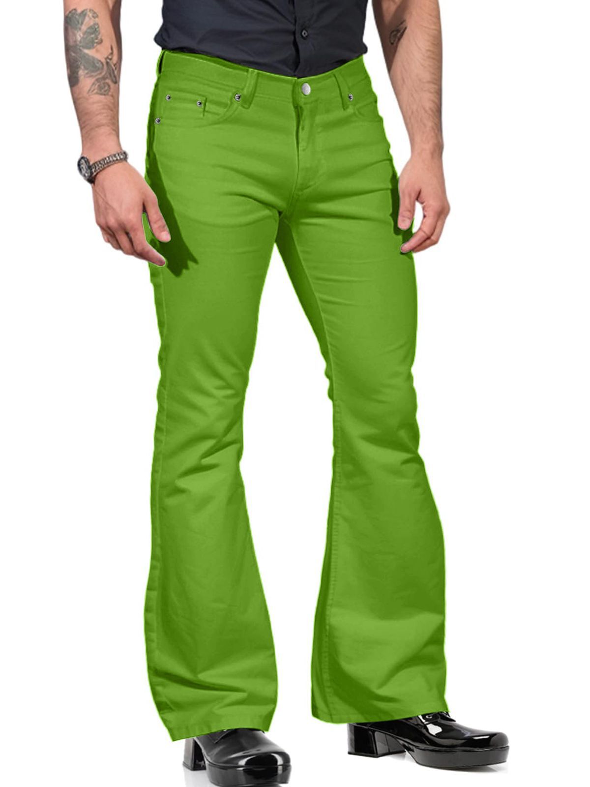 Men's Foreign Trade Bell-bottom Casual Pants