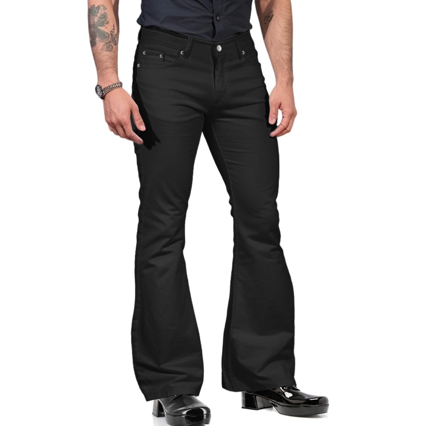 Men's Foreign Trade Bell-bottom Casual Pants