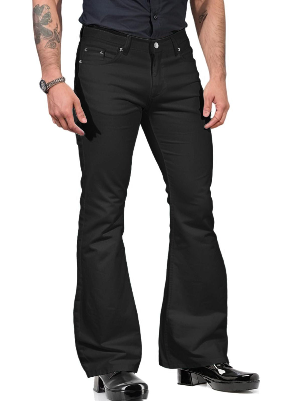 Men's Foreign Trade Bell-bottom Casual Pants