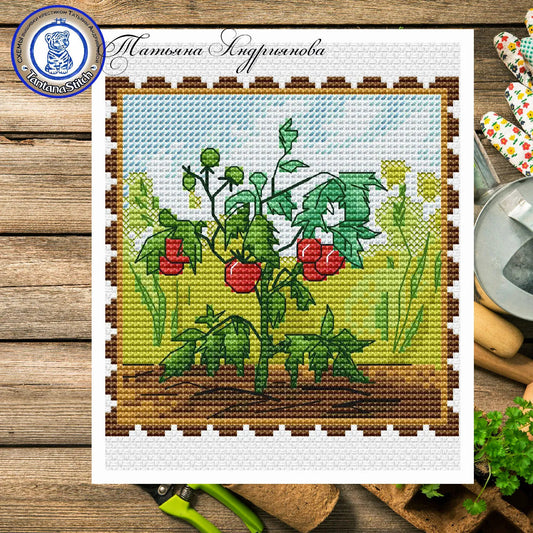 Rural Life. Tomatoes - PDF Cross Stitch Pattern-0