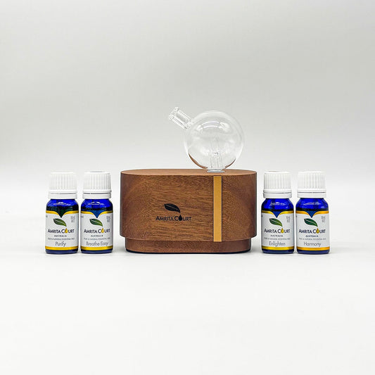 🖥️ Office Work Ritual Bundle | Mini Orb (Red) + Focus & Balance Blends-0