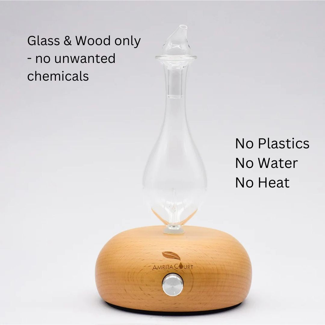 🧘 Meditation Ritual Bundle | Oscar Waterless Diffuser + Essential Oils for Focus & Calm-2