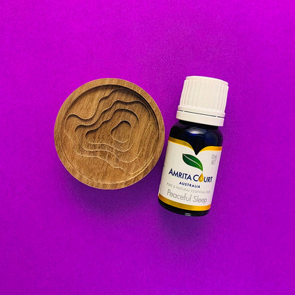 Peaceful Sleep+Wood Diffuser | Improve Sleep | Calming & Sedating | Essential Oil Combo-1