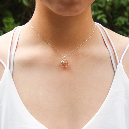 Planet Murano Aroma Necklace - Plutonian Amethyst | Energy & Healing | Diffuse on the go-1