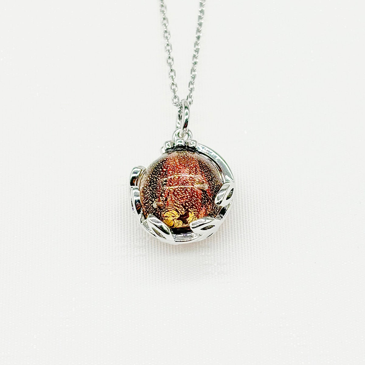Planet Murano Aroma Necklace - Plutonian Amethyst | Energy & Healing | Diffuse on the go-0