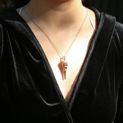 Cone Aroma Necklace | Energy & Healing Diffuser Jewelry — On-the-Go Scent Ritual-1