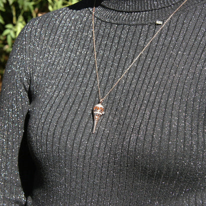 Cone Aroma Necklace | Energy & Healing Diffuser Jewelry — On-the-Go Scent Ritual-3