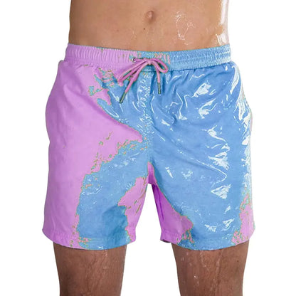 Men's Quick Dry Color Changing Beach Shorts