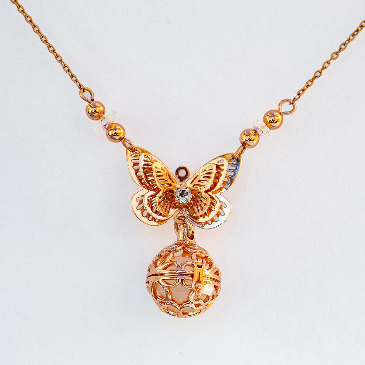 Butterfly Aroma Necklace | Energy & Healing | Diffusing on the go | Birthday Gift-5