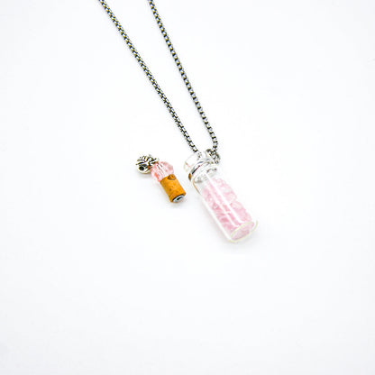 Rose Quartz Diffusing Necklace | Energy & Healing | Diffusing on the go-2