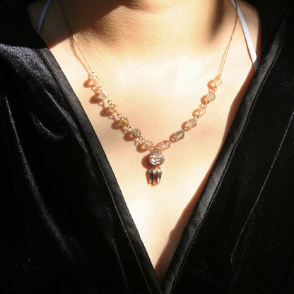 Rose Aroma Necklace | Energy & Healing | Diffusing on the go-1