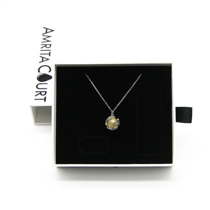 Planet Murano Aroma Necklace - Stardust Crystal | Energy & Healing | Diffuse on the go | Gift For Her-4