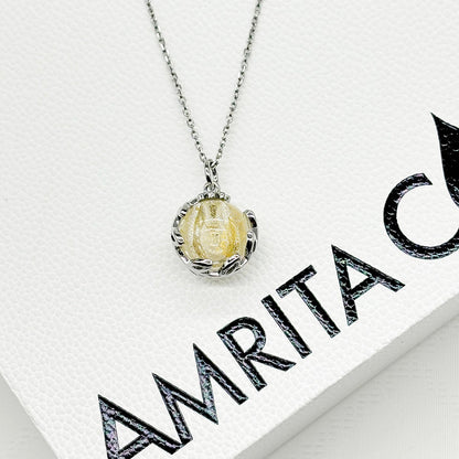 Planet Murano Aroma Necklace - Stardust Crystal | Energy & Healing | Diffuse on the go | Gift For Her-3