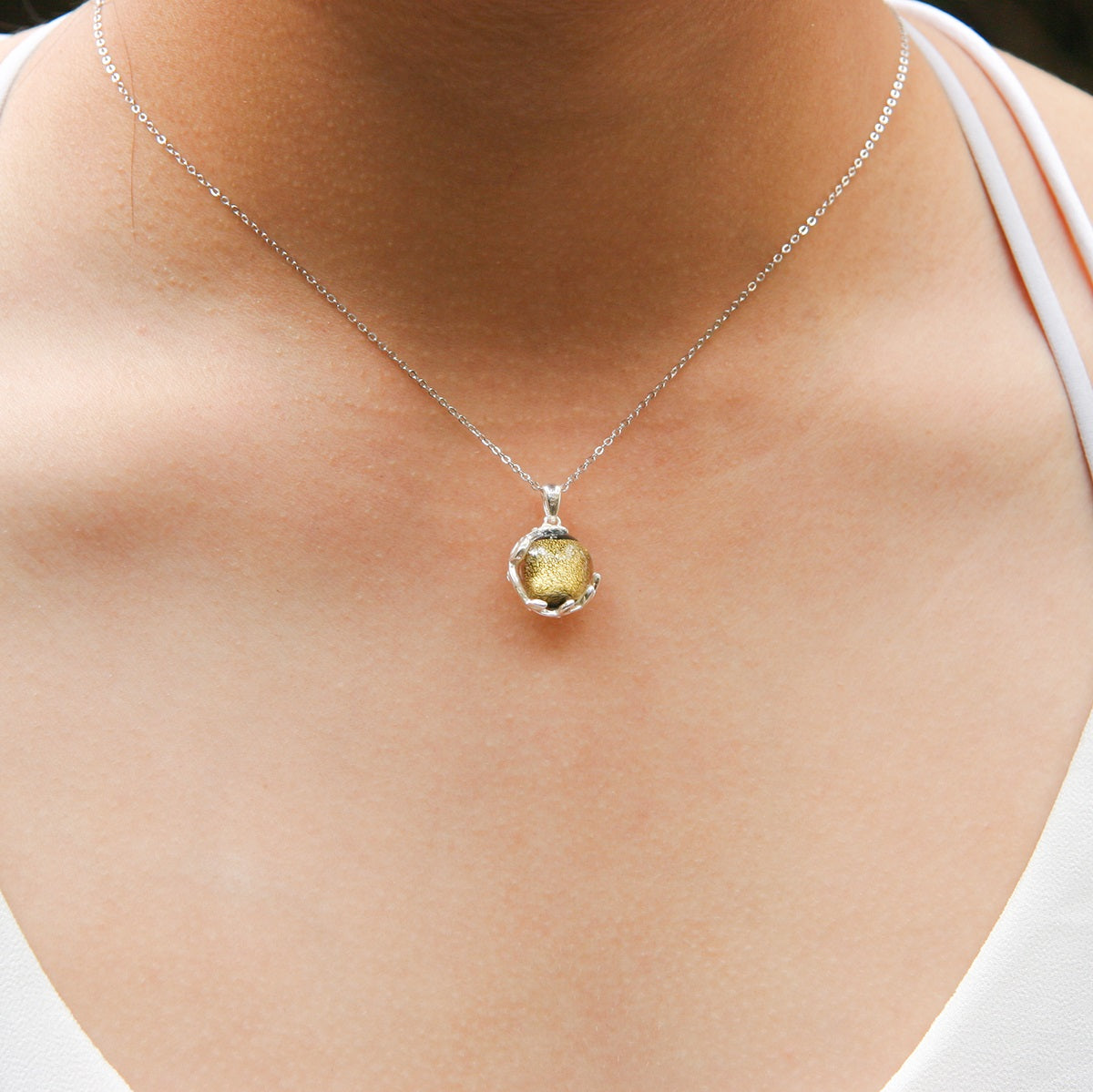 Planet Murano Aroma Necklace - Stellar Midnight | Energy & Healing | Diffuse on the go | Unique Gift-1