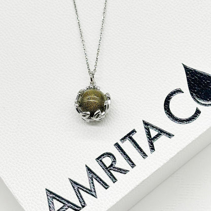 Planet Murano Aroma Necklace - Stellar Midnight | Energy & Healing | Diffuse on the go | Unique Gift-0