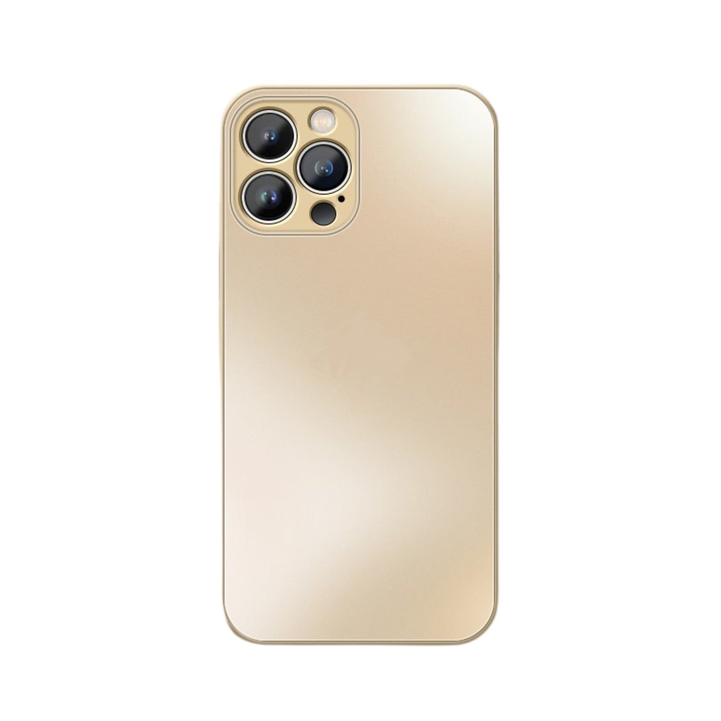 Temepoint Pearlescent Frosted Tempered Glass iPhone Case-0