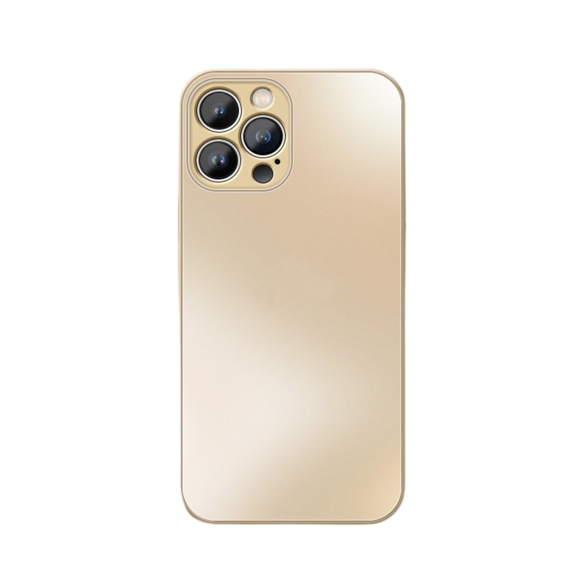 Temepoint Pearlescent Frosted Tempered Glass iPhone Case-0