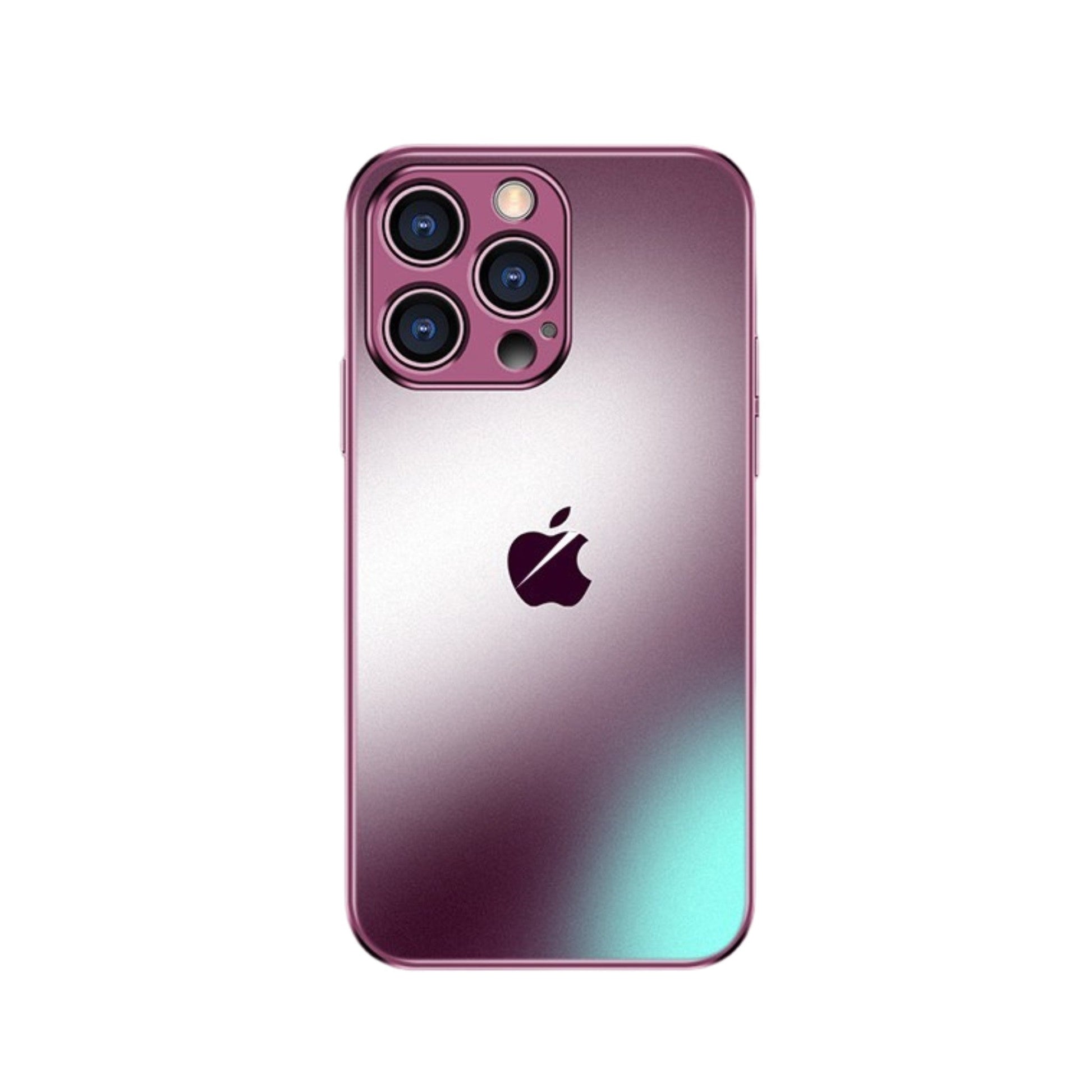 Temepoint Pearlescent Frosted Tempered Glass iPhone Case-4