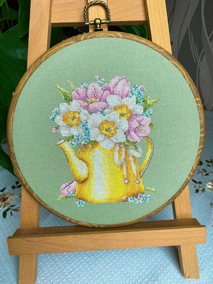 Yellow Teapot - PDF Cross Stitch Pattern-4