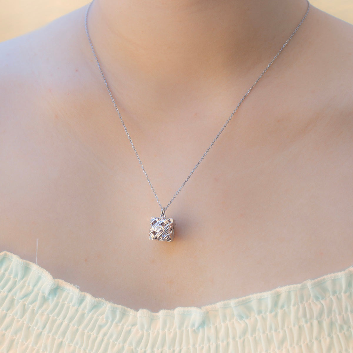 Treasure Chest Aroma Chest Necklace | Energy & Healing | Diffusing on the go | Gift for her-1