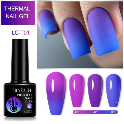 Winter Magic Color Changing Thermal Gel Nail Polish-2