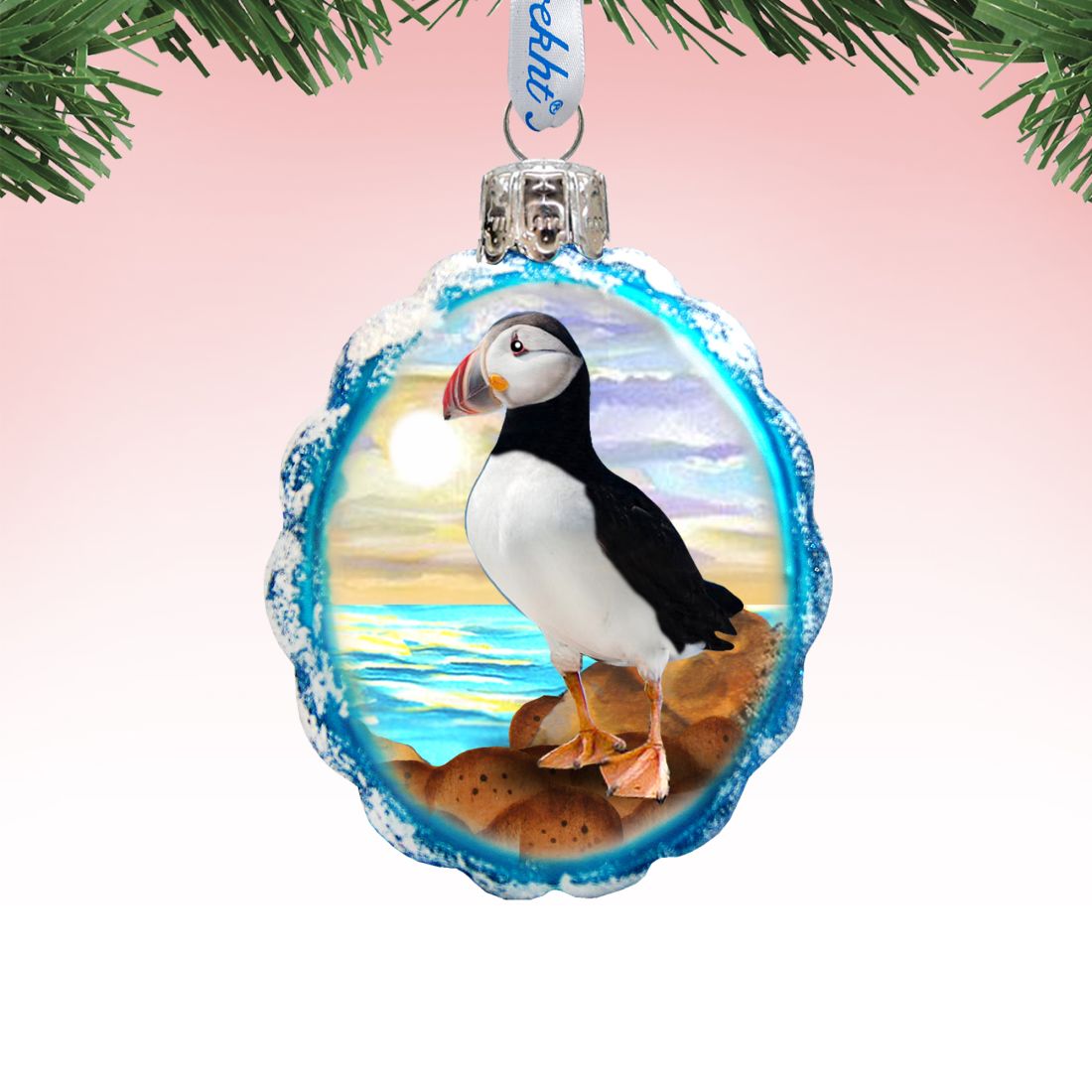 Bird Mercury Glass Ornament by G. DeBrekht - Wildlife Holiday Decor - 771043-1