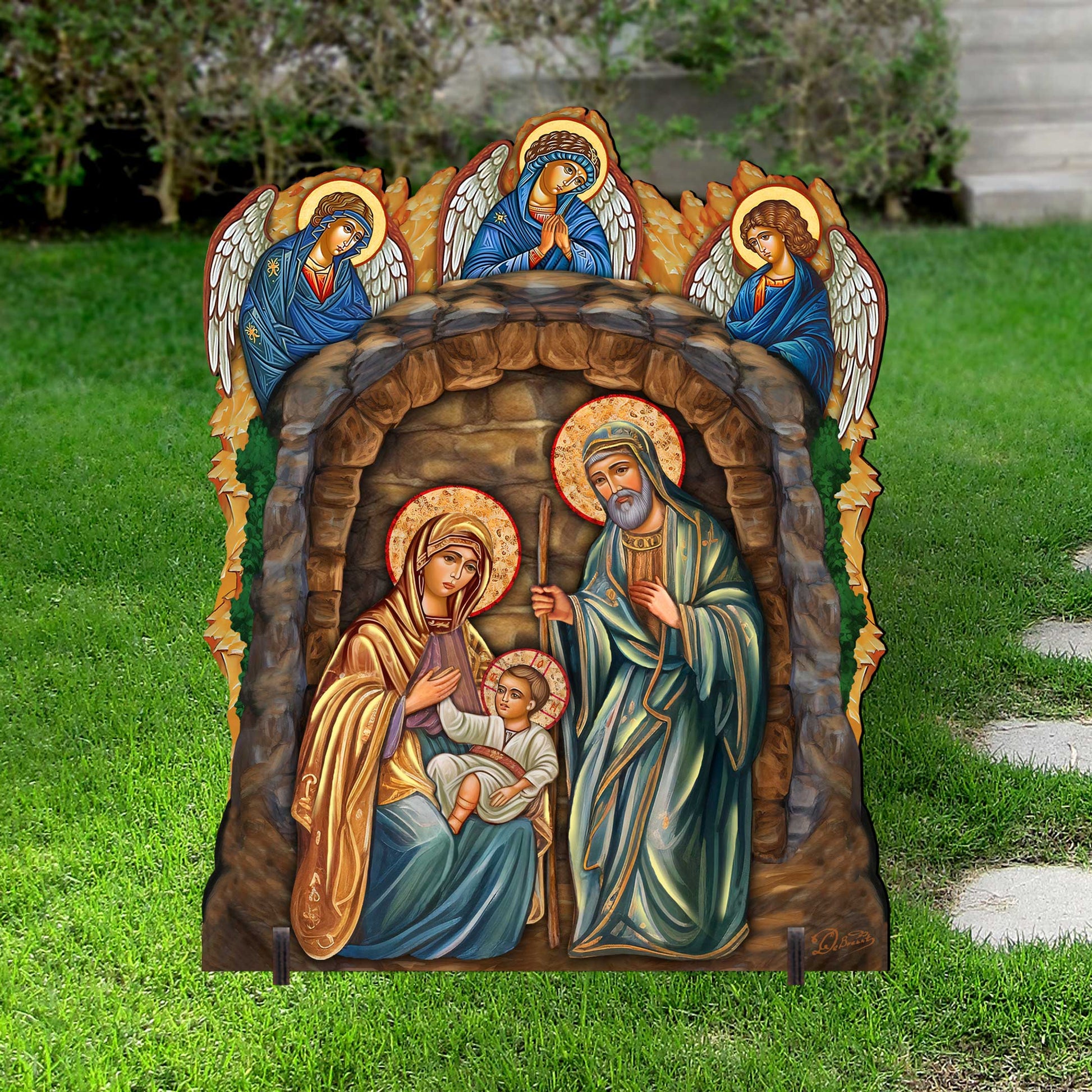 Orthodox Nativity Outdoor Decor Yard Decor by G. Debrekht - Nativity Holiday Decor - 852762F-2
