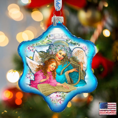 Sisterhood Glass Ornament by Strelkina at G. DeBrekht - Christmas Decor - 754-041-0