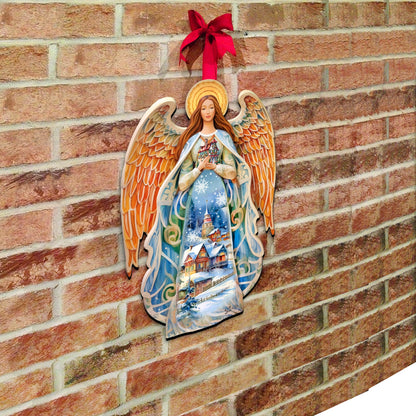 Blessing Home Angel Holiday Door Decor by G. Debrekht - Christmas Decor - 8611021H-2