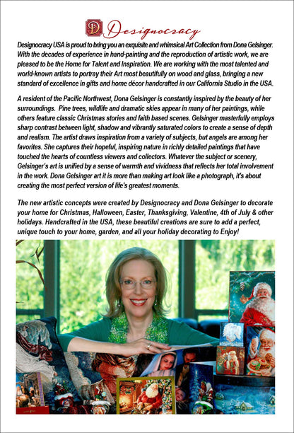 Miracle Nativity Diminutive Wall Art by D. Gelsinger - Nativity Holiday Decor - 8461042-1M-1201-4