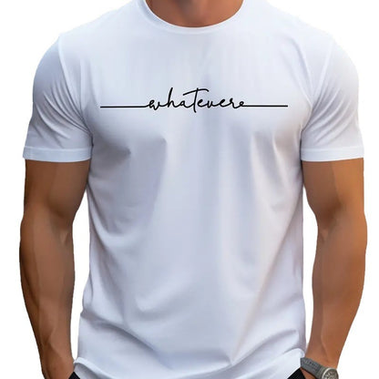 Letter Printed Men's T-shirt (various sku's available)