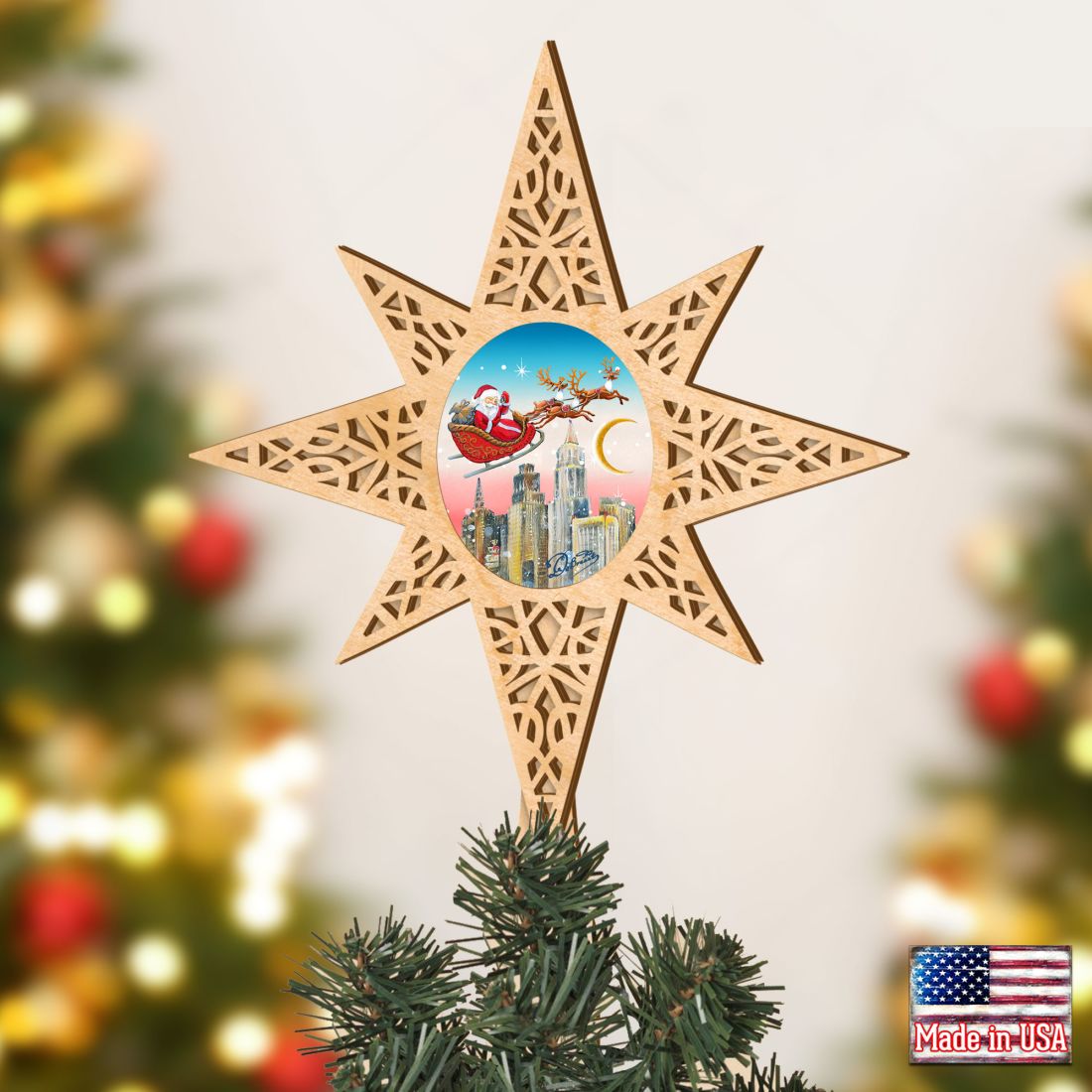 Up And Away Tree Topper by G.DeBrekht - Christmas Decor - 89495-0