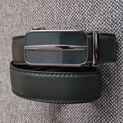 Belt With Slide Buckle Ratchet For Men