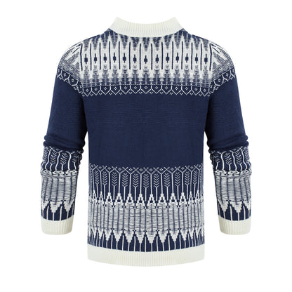 Men's Crewneck Pullover Knitted Sweater