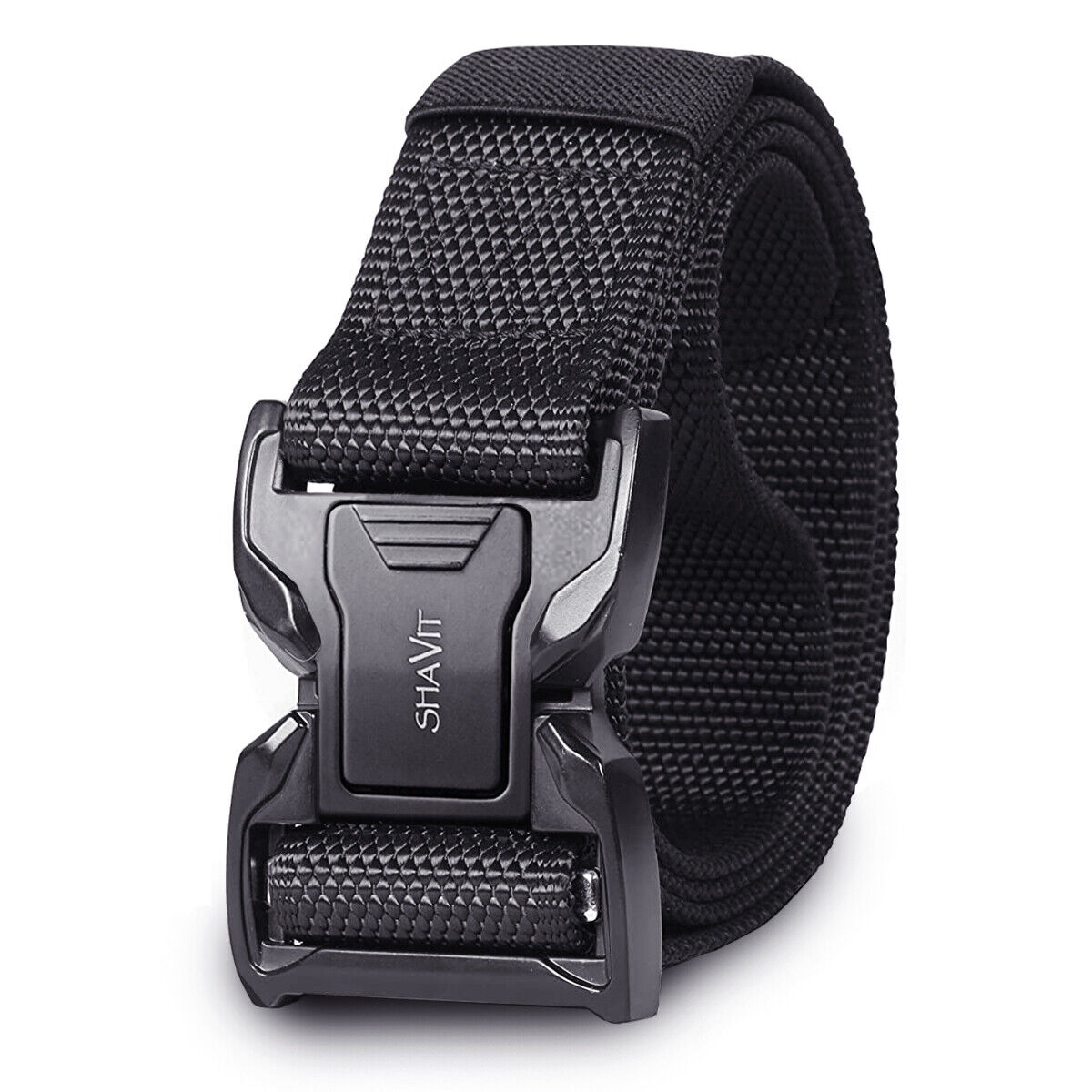 Tactical Military Belt For Men Hiking Nylon Web Casual Work Belt