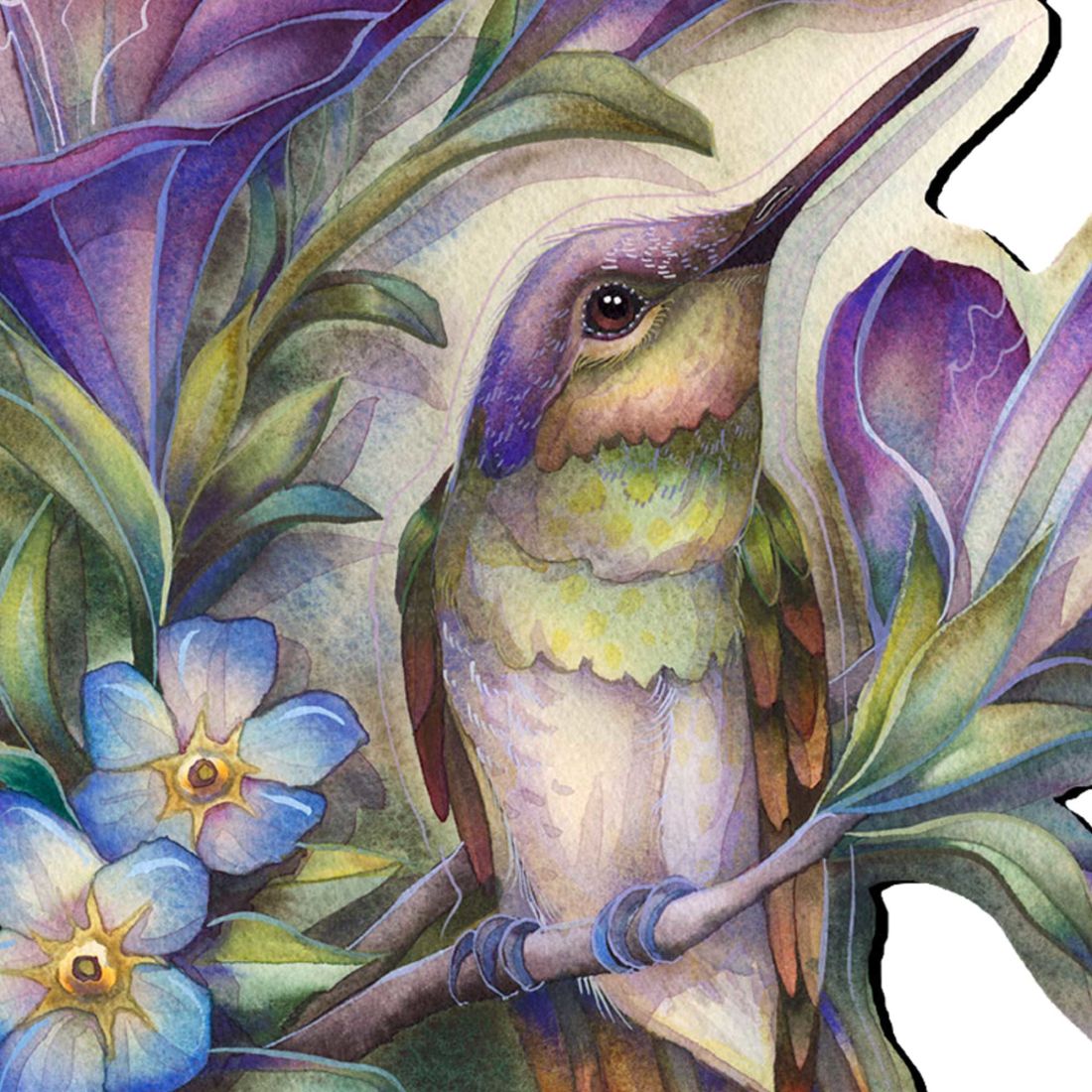 Everlasting Friendship Hummingbirds Wall Art by J. Bergsma - Wildlife Holiday Decor - 8591936W-JB-2