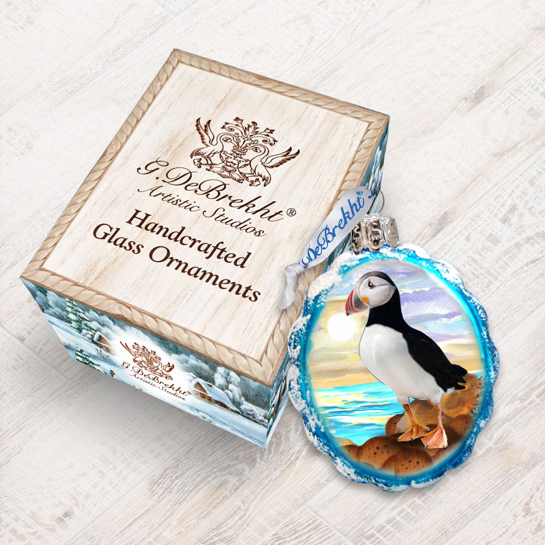 Bird Mercury Glass Ornament by G. DeBrekht - Wildlife Holiday Decor - 771043-2