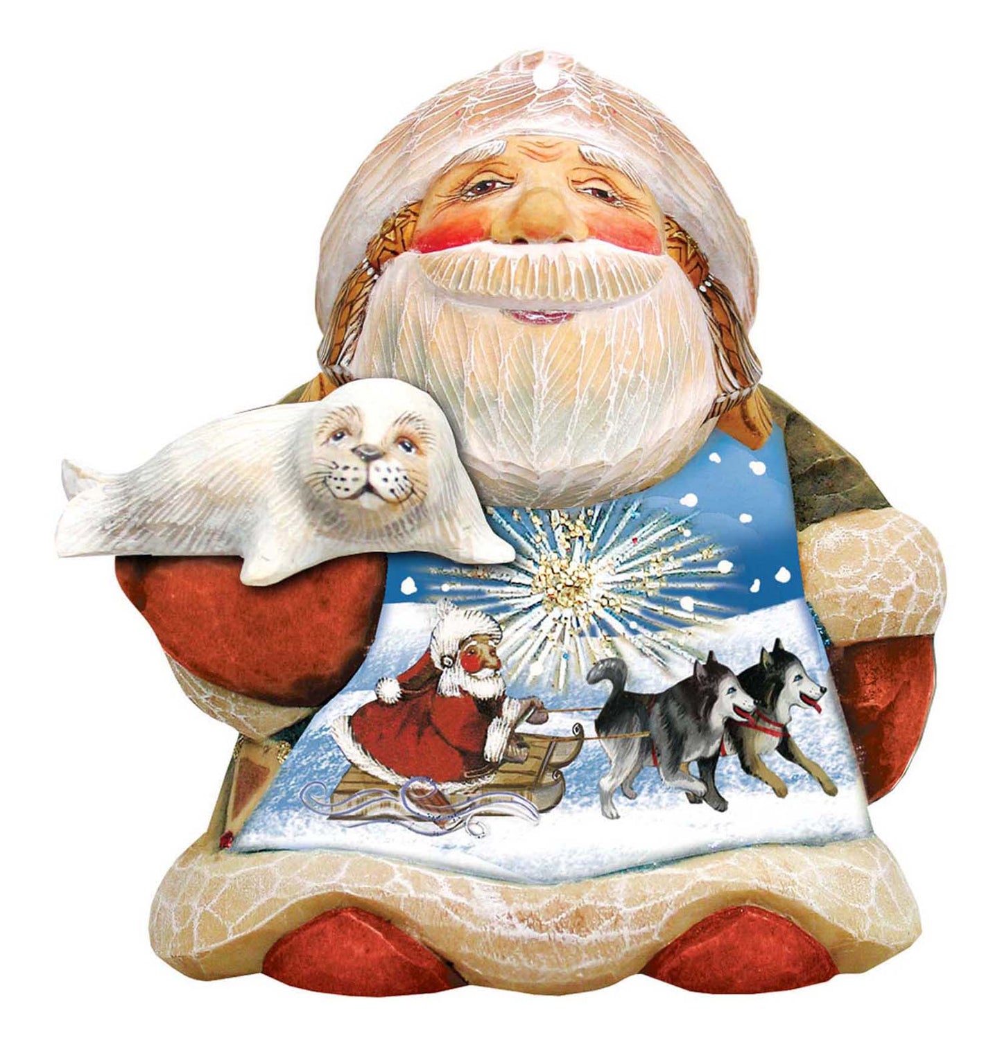 Northern Light Santa Holiday Door Decor by G. DeBrekht - Christmas Decor - 8151844H-4