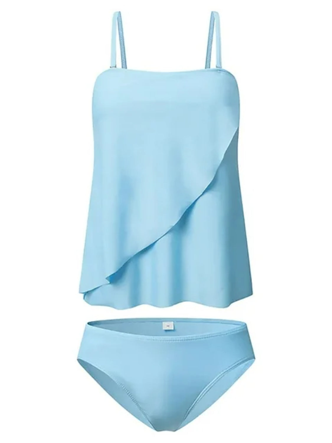 Detachable Strap Top and Brief Swim Set