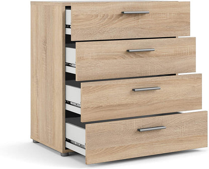 Oak Structure 4-Drawer Pepe Chest-2