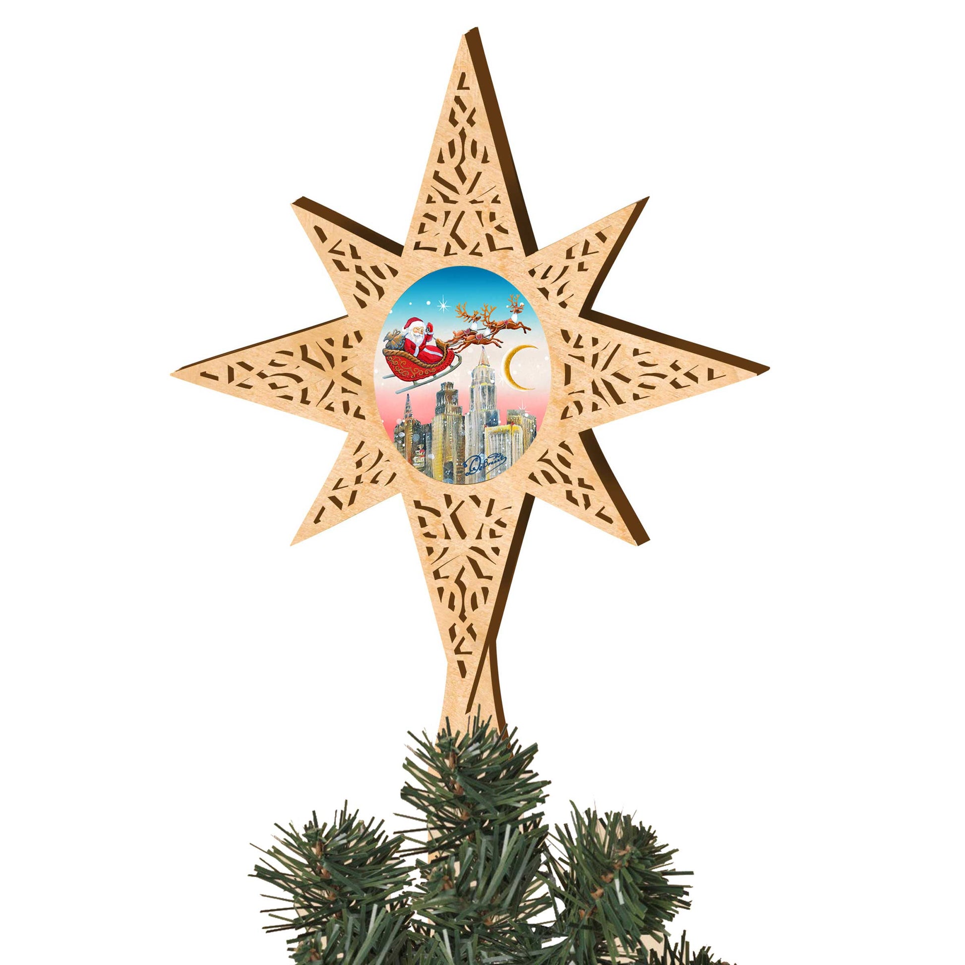 Up And Away Tree Topper by G.DeBrekht - Christmas Decor - 89495-4
