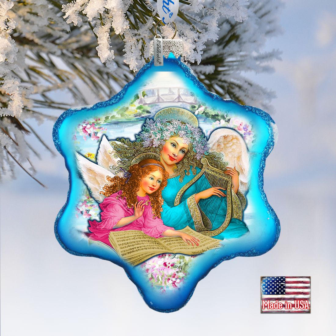 Sisterhood Glass Ornament by Strelkina at G. DeBrekht - Christmas Decor - 754-041-1