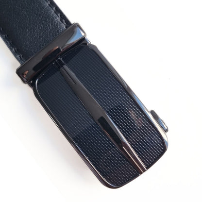 Belt With Slide Buckle Ratchet For Men