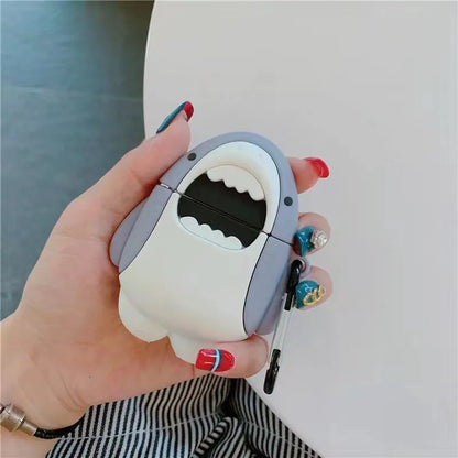 Precise Title: 3D Cartoon Dragon Silicone Case for Apple Airpods 1 & 2