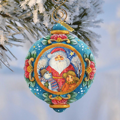 Friendship Sculpted Hand-Painted Christmas Ornament by G. DeBrekht - Christmas Decor - 6102424-0