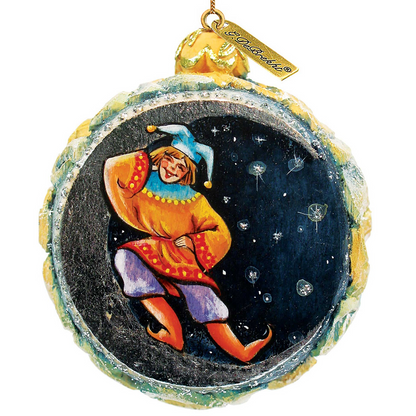 Winter Forest Sculpted Hand-Painted Christmas Ornament by G. DeBrekht - Nativity Holiday Decor - 622771-0