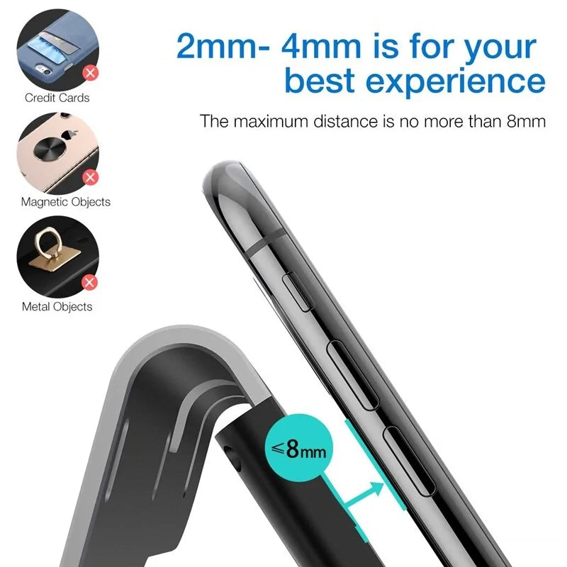 4 in 1 Qi Fast Wireless  Charger Dock Stand