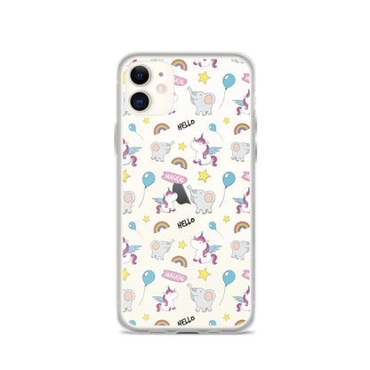 Stylish Printed Silicone iPhone Case-1