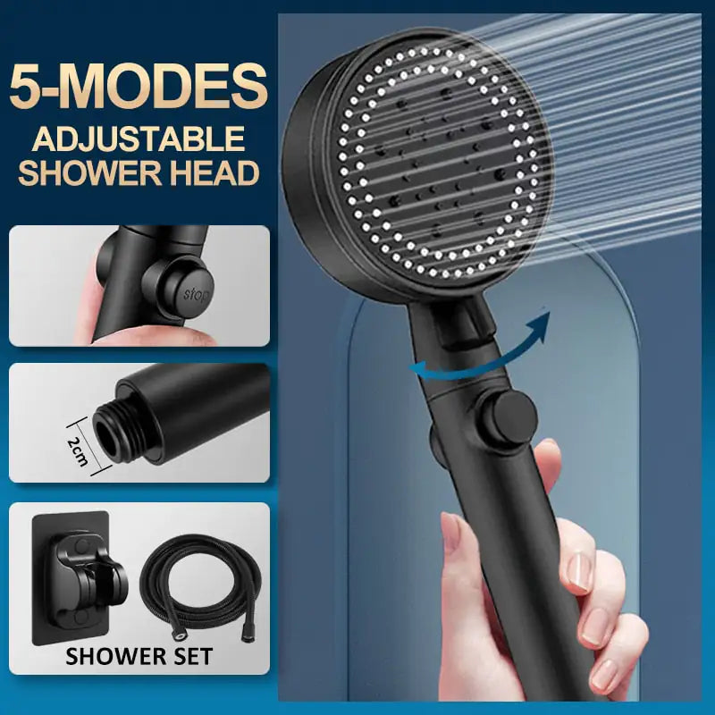 Adjustable Pressurized Shower Head