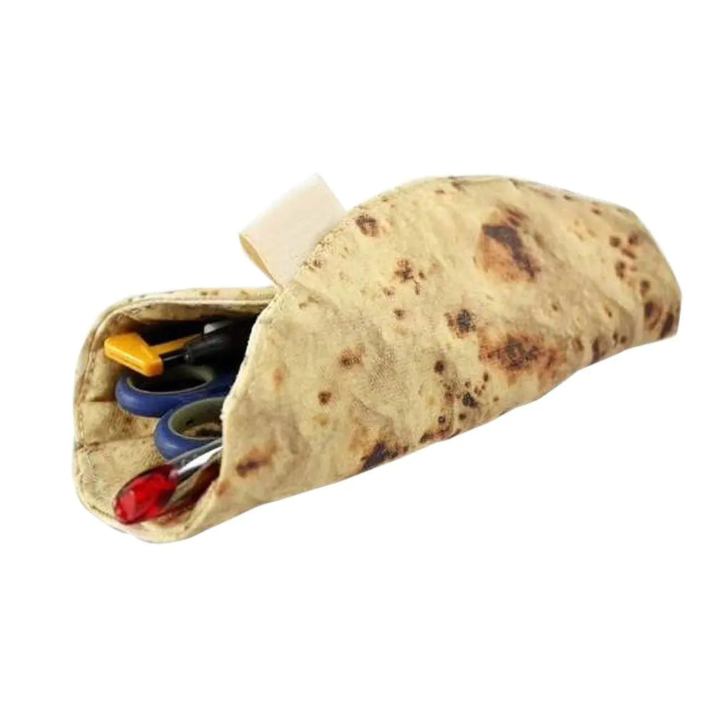 Burrito Roll Pencil Case